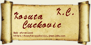 Košuta Čučković vizit kartica